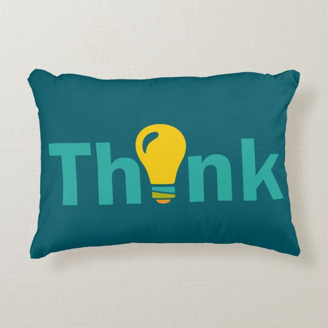 Almofada Decorativa Think (Frente)