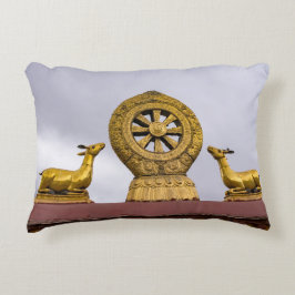 Almofada Decorativa Tibete, Lhasa - Roda Dharma no templo Jokhang