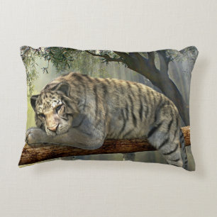 Almofada Decorativa Tigre Siberian preguiçoso