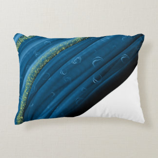 Almofada Decorativa Tinta azul-branca-branca-branca