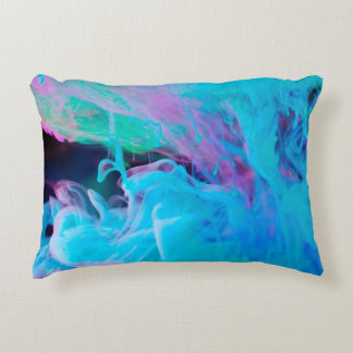 Almofada Decorativa tintas em água abstrata, acrílica, arte, artística