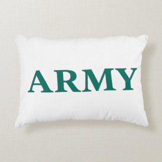 Almofada Decorativa Tipografia Negrita Exército Estilo Militar Texto M