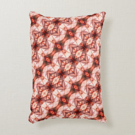 Almofada Decorativa tiras de abstrato do rapto de seda em vinho rosado