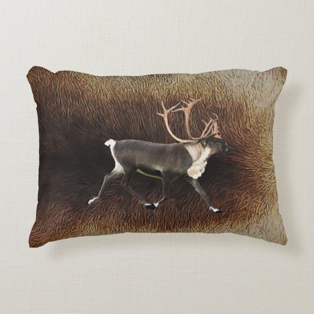 Almofada Decorativa Touro das Caraíbas (Reindeer) (Frente)