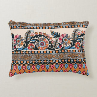 Almofada Decorativa Traditional Mughal Border Designart, seamless, afr
