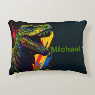 Almofada Decorativa Transforme o espaço de sua criança com nosso T-Rex