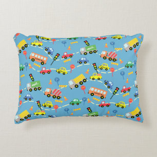 Almofada Decorativa Transportadores Boys Light Blue