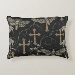 Almofada Decorativa Travessa de Moth & Cross da Dark Academia – Gótico