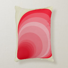 Almofada Decorativa Travesseira decorativa Art Deco em vermelho e dour