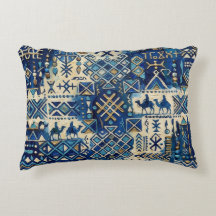 Travesseira Tuareg Tifinagh Patchwork | Sahariana 