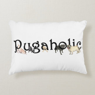 Almofada Decorativa Travesseiro 16" do acento de Pugaholic X12 "