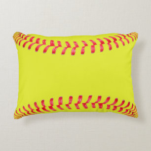 Almofada Decorativa Travesseiro amarelo do acento do quarto do