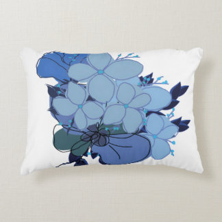 Almofada Decorativa Travesseiro Azul para Sofá
