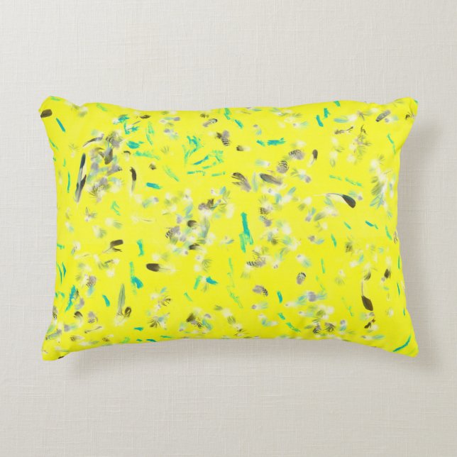 Almofada Decorativa Travesseiro com Acabamento Sunny Flight (Frente)