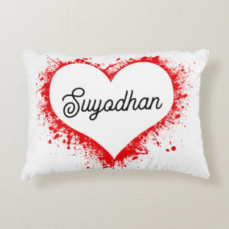 Almofada Decorativa Travesseiro com Acento de Amor Personalizado 