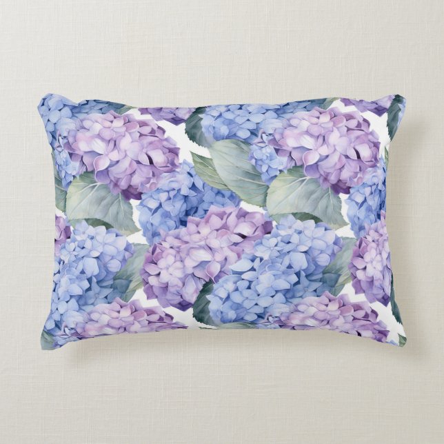 Almofada Decorativa Travesseiro com Acento Floral (Frente)