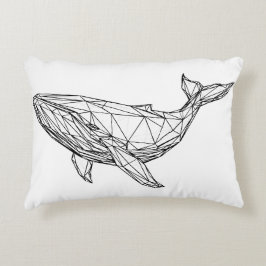 Almofada Decorativa Travesseiro com Enfeite de Acabamento