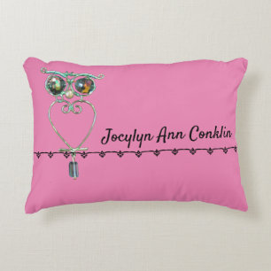Almofada Decorativa Travesseiro - Coruja com Nome