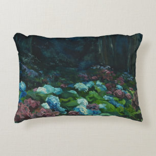 Almofada Decorativa Travesseiro crepuscular do acento do Hydrangea