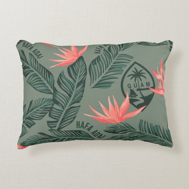 ALMOFADA DECORATIVA TRAVESSEIRO DA BANDEIRA TROP DE GUAM (Frente)
