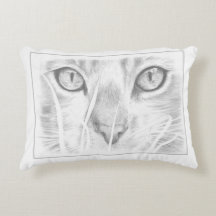 travesseiro da cara do gato