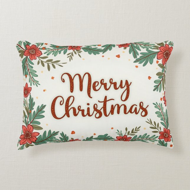 Almofada Decorativa Travesseiro da época de Natal (Frente)