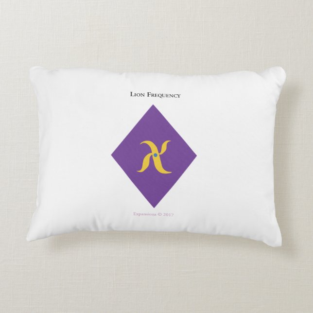 Almofada Decorativa Travesseiro da freqüência do leão (Verso)