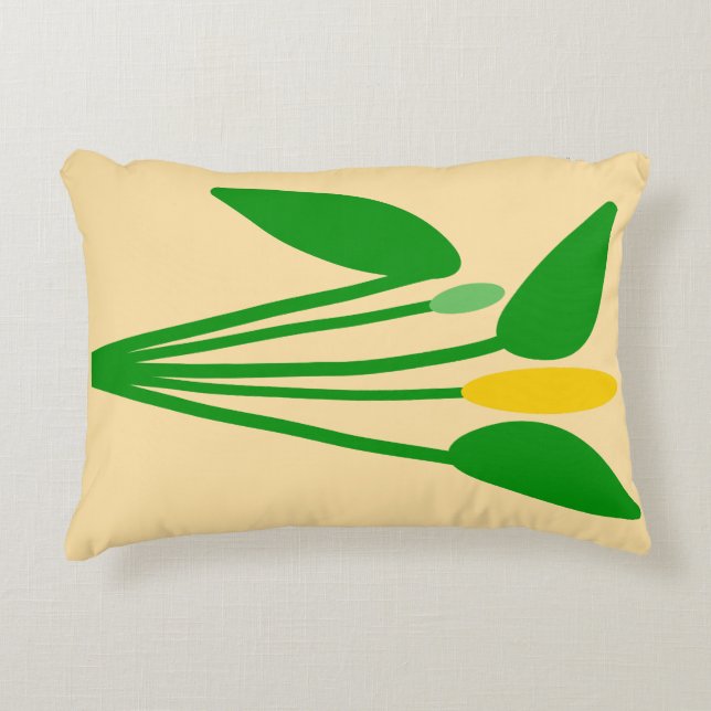 Almofada Decorativa Travesseiro de Acabamento Araceae (Frente)