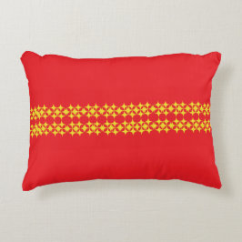 Almofada Decorativa Travesseiro de Acabamento com Estrelas