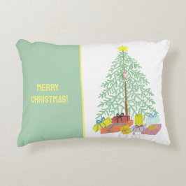Almofada Decorativa Travesseiro de Acabamento de Árvore de Natal