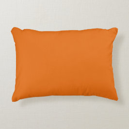 Almofada Decorativa Travesseiro de Acabamento Laranja 40 cm x 30 cm
