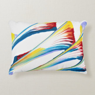 Almofada Decorativa Travesseiro de Acabamento Listrado Abstrato Selvag