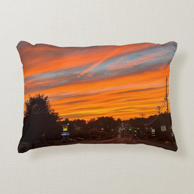 Almofada Decorativa Travesseiro de Acabamento Stratus Sunset (Frente)