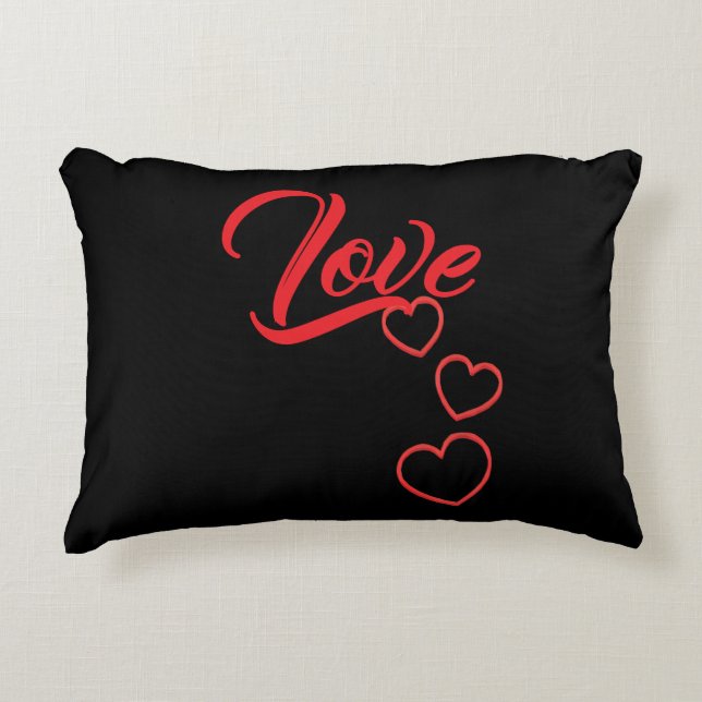 Almofada Decorativa Travesseiro de Acento Amor (Frente)