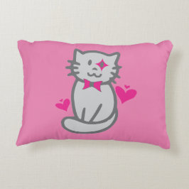 Almofada Decorativa Travesseiro de Acento de Gato Adorável | Travessei
