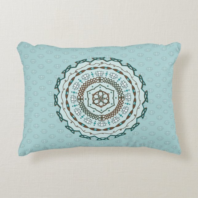 Almofada Decorativa Travesseiro de Acento Lotus Weave (Frente)
