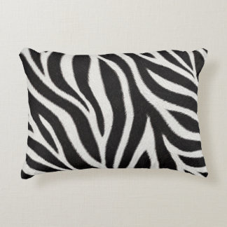 Almofada Decorativa Travesseiro de Algodão Estampa de Zebra | Animal P