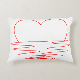 Almofada Decorativa Travesseiro de Amor Banhado pelo Sol – Coração Ver