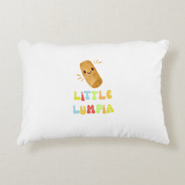 Almofada Decorativa Travesseiro de Bebê Pequena Lumpia Comida Filipina