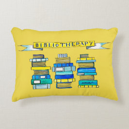 Almofada Decorativa Travesseiro de Bibliotherapy