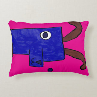 Almofada Decorativa Travesseiro de Cachorro Laço Rosa Fofo