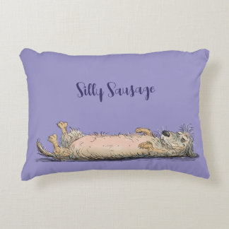 Almofada Decorativa Travesseiro de Cachorro Salsicha Dachshund Engraça