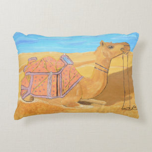Almofada Decorativa Travesseiro de Camelo Saudita