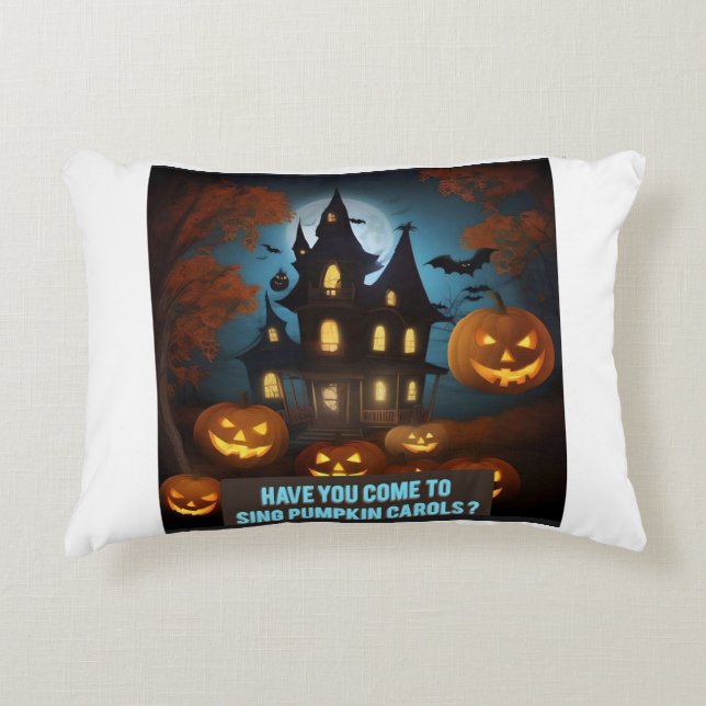 Almofada Decorativa "Travesseiro de Charme Halloween (Frente)