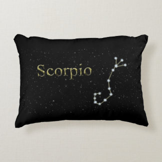 Almofada Decorativa Travesseiro de Constelação Scorpio