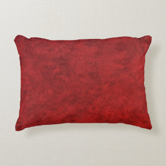 Almofada Decorativa Travesseiro de Couro Vermelho Escuro, Designers, P