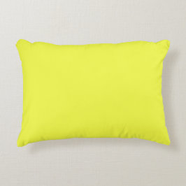 Almofada Decorativa Travesseiro de destaque 16" x 12", amarelo-neon