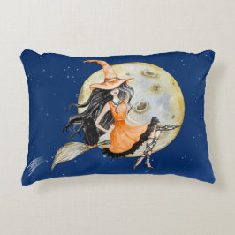Almofada Decorativa Travesseiro de destaque, corda doce da bruxa