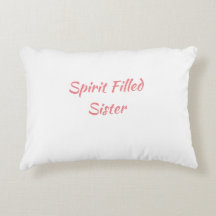 Travesseiro de Destaque da Irmã Preenchida com Esp