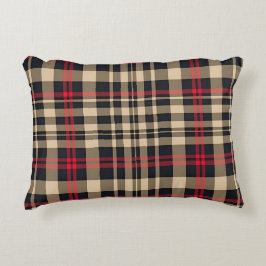 Almofada Decorativa Travesseiro de Destaque da Xadrez Tartan